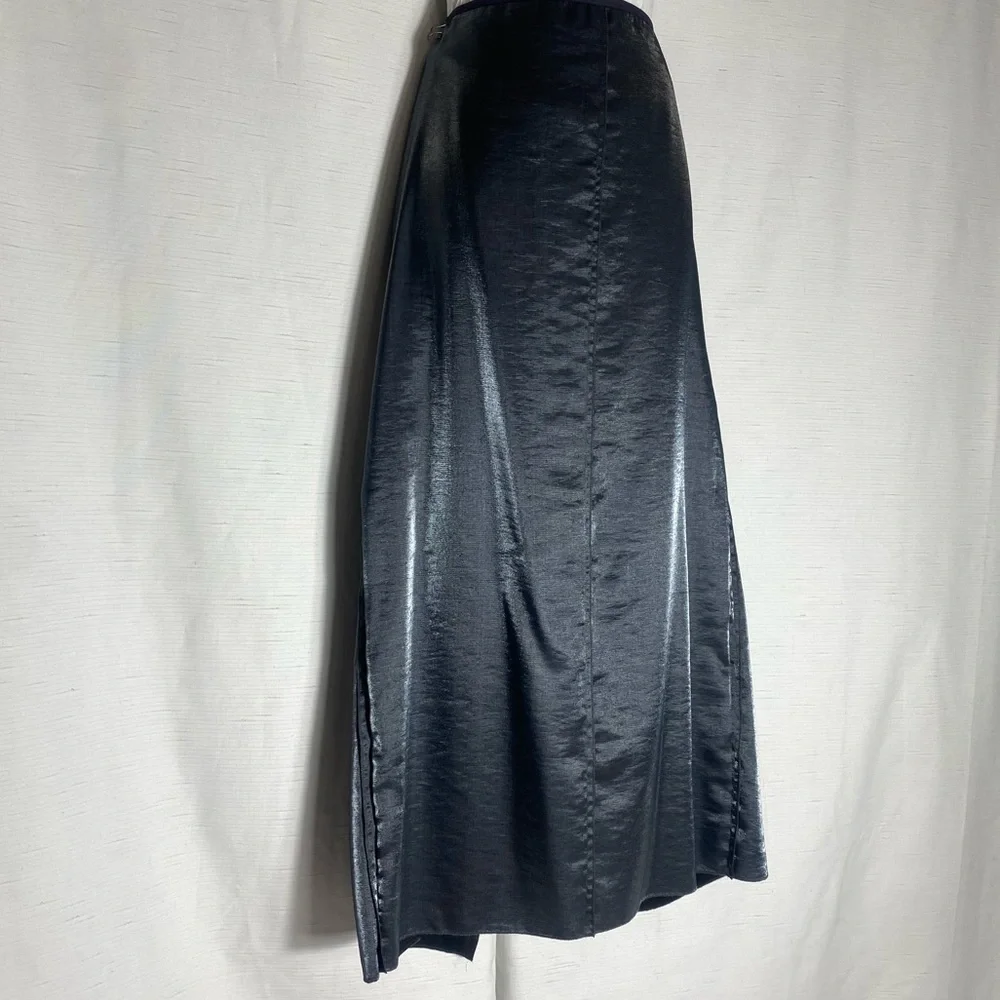 Zara Metallic Pencil Skirt Blogger Favorite Size M - Picture 4 of 14
